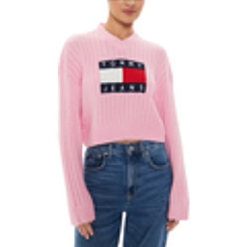 Maglione TJW VNCK CENTER FLAG DW0DW18528 - Tommy Hilfiger - Modalova