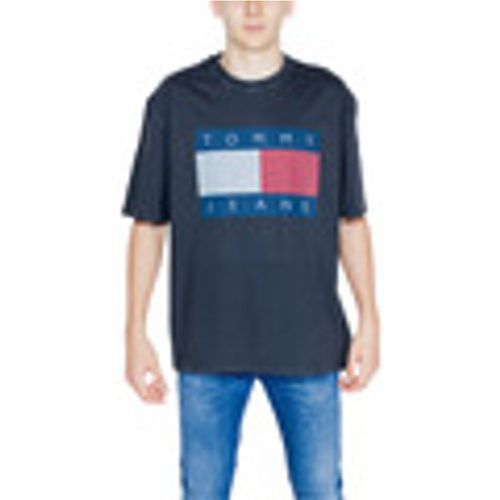 Polo maniche lunghe TJM OVZ BIG FLAG TEE DM0DM18547 - Tommy Hilfiger - Modalova