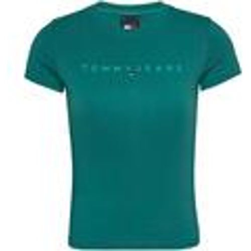 T-shirt SLIM TONAL LINEA DW0DW17827 - Tommy Hilfiger - Modalova