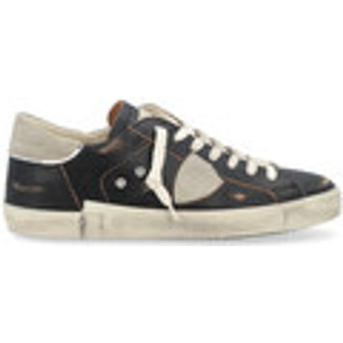 Sneakers Sneaker Paris X in pelle marrone scuro - Philippe Model - Modalova