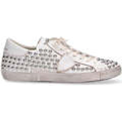 Sneakers sneaker Paris bianca con borchie - Philippe Model - Modalova