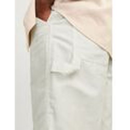 Pantaloni corti 12255496 CARPENTER LINEN-CLOUD DANCER - jack & jones - Modalova