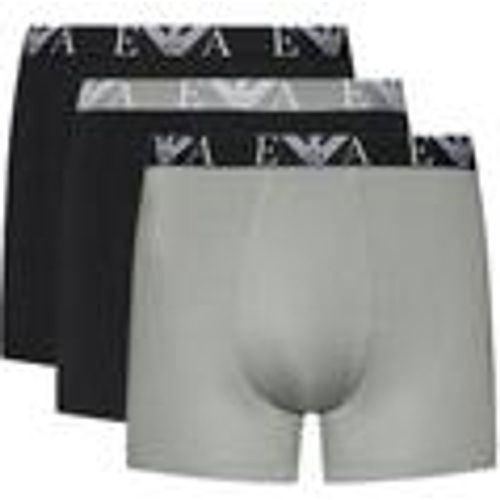 Boxer Underwear Three Pack Logo Boxers - Black/Stone - Emporio Armani - Modalova