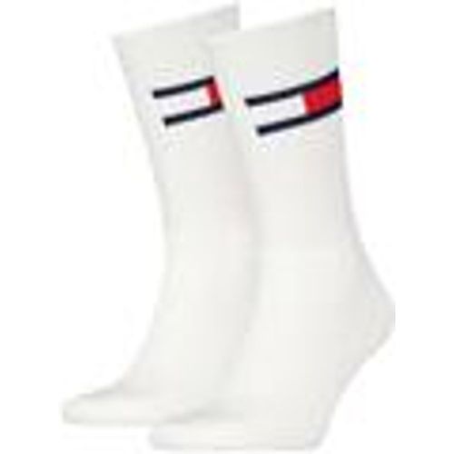 Calzini 2 Pack Flag Logo Socks White - Tommy Hilfiger - Modalova