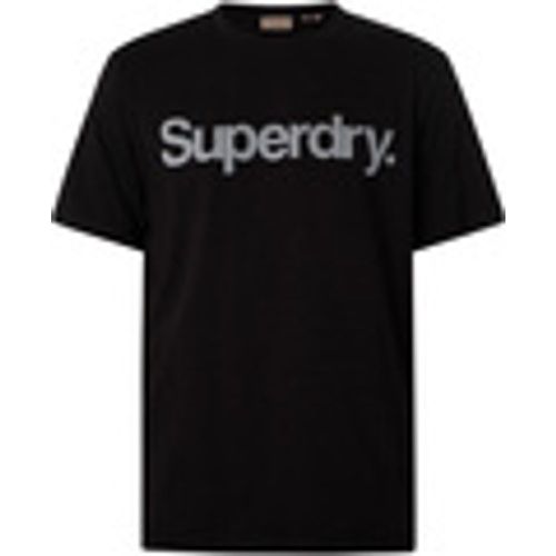 T-shirt Maglietta larga con logo Core City - Superdry - Modalova