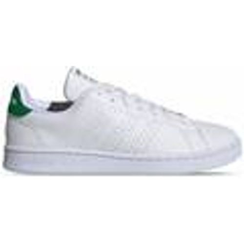 Sneakers uomo Advantage bianca con talloncino verde - Adidas - Modalova