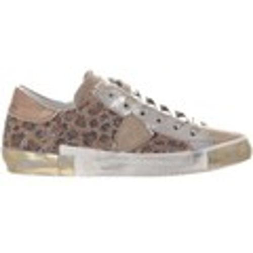 Sneakers Sneaker paris x low in camoscio con cristalli - Philippe Model - Modalova