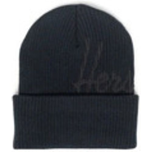 Berretto Gorro Script Ribbed Black/Pirate Black - Herschel - Modalova