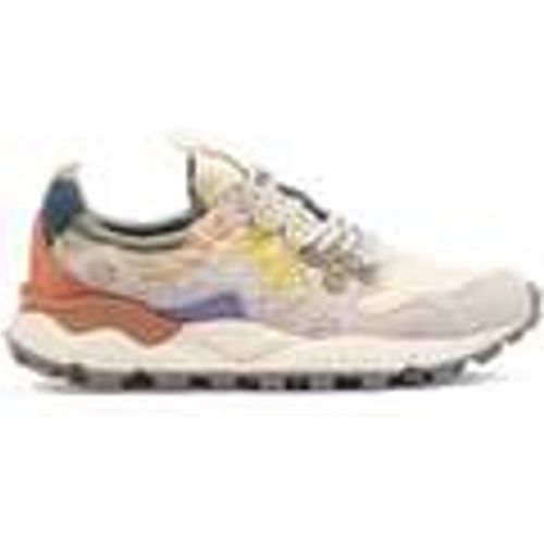 Sneakers Yamano 3 Suede Nylon Beige Marrone - Flower Mountain - Modalova