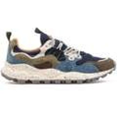 Sneakers Yamano 3 Man Suede Blu - Flower Mountain - Modalova