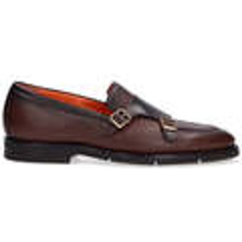 Classiche basse mocassino doppia fibbia - Santoni - Modalova