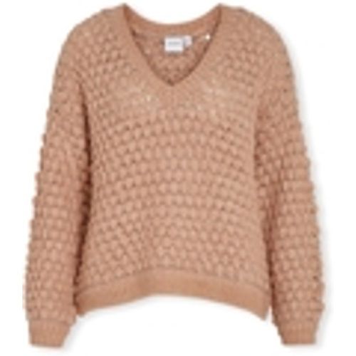 Maglione Evali Knit L/S - Natural Melange - Vila - Modalova