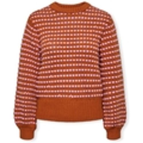 Maglione YAS Dela Knit L/S - Meerkat/Orchid - Y.A.S - Modalova