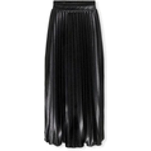 Gonna Lyon Pleated Shine Skirt - Black - Only - Modalova