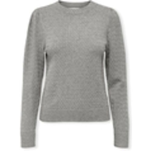 Maglione Katia Life Knit L/S - Medium Grey Melange - Only - Modalova