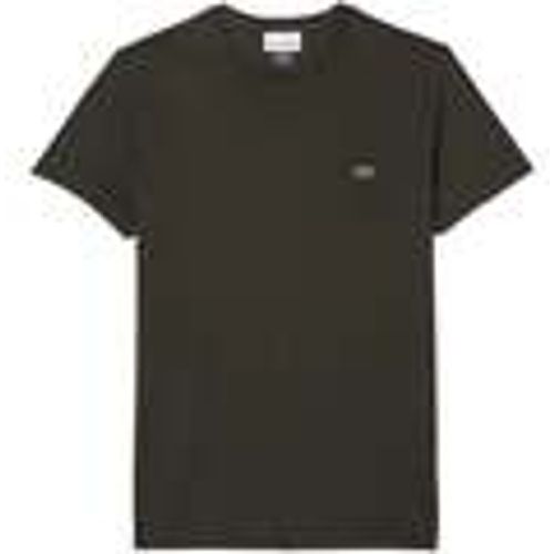 T-shirt & Polo Cotton Pima Crew Neck T-Shirt Dark Khaki Green - Lacoste - Modalova