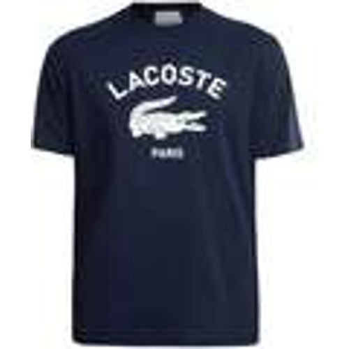 T-shirt T-shirt in cotone con stampa della firma - Lacoste - Modalova