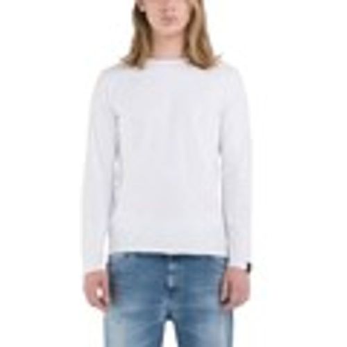 T-shirt & Polo T-Shirt Manica Lunga Regular Fit White - Replay - Modalova