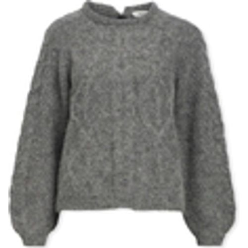 Maglione Smilla Knit - Medium Grey Melange - Object - Modalova