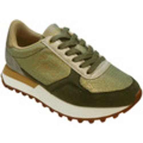 Sneakers basse PLATFORM MICROFIBRA LAMINATA MILITARY/ EVELYN 820 - Liu Jo - Modalova