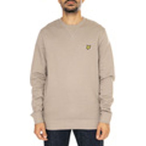 Felpa Brushed Back Crew Neck Sweatsh Heritage Taupe - Lyle & Scott - Modalova