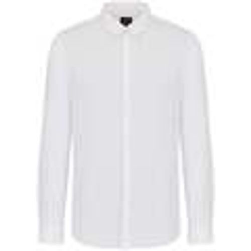 Camicia a maniche lunghe Classica Slim Cotone - Emporio Armani - Modalova