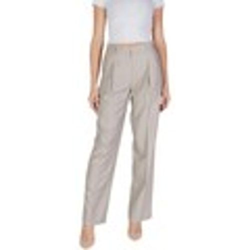 Pantaloni morbidi / Pantaloni alla zuava VMELI HW HERRINGBONE STRAIGHT PANTS 10319631 - Vero Moda - Modalova