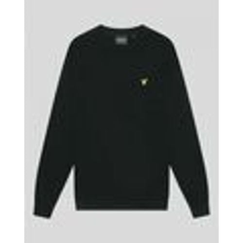 Maglione KN2110V MERINO CREW-Z865 JET BLACK - Lyle & Scott - Modalova