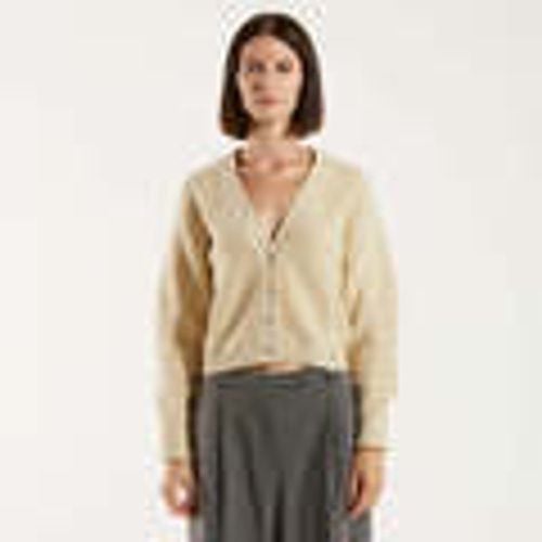 T-shirts a maniche lunghe cardigan a coste in lana - PATRIZIA PEPE - Modalova