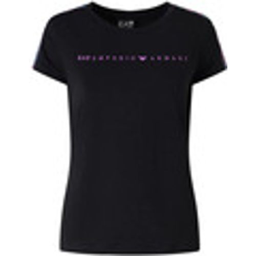 T-shirt T-shirt nera per donna - Emporio Armani EA7 - Modalova