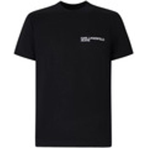 T-shirt T-shirt nera con mini logo per uomo - Karl Lagerfeld - Modalova