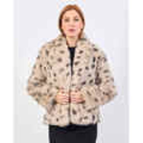 Mantella Cappotto donna in ecopelliccia animalier - Jijil - Modalova