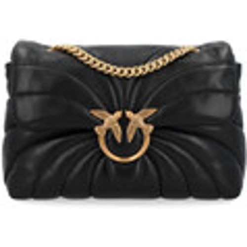 Borsette Borsa Classic Love Bag Puff in nappa color nera - pinko - Modalova