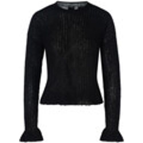 Maglione Maglia effetto velo in alpaca e seta nera - pinko - Modalova