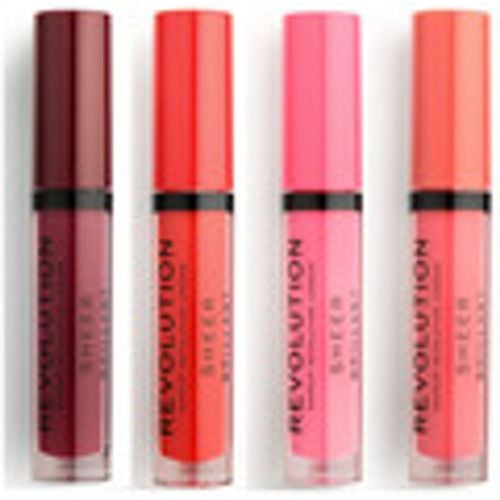 Gloss Lot of 4 Sheer Brilliant Lip Glosses - 147 Vampire/ 132 - Makeup Revolution - Modalova