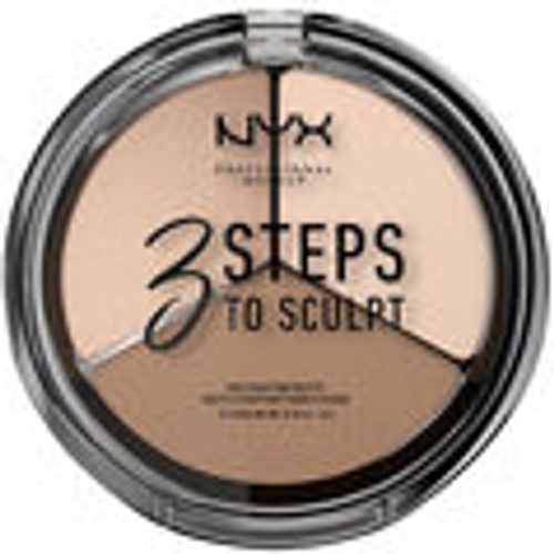 Blush & cipria 3 Passi Per Sculturare Palette Per Scolpire Il Viso fair - Nyx Professional Make Up - Modalova