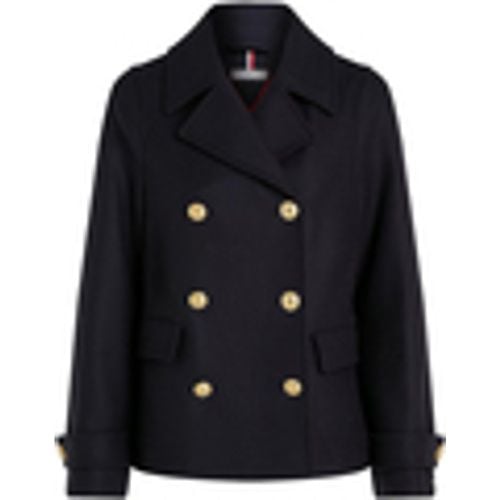 Mantella Cappotto relaxed fit con cashmere - Tommy Hilfiger - Modalova