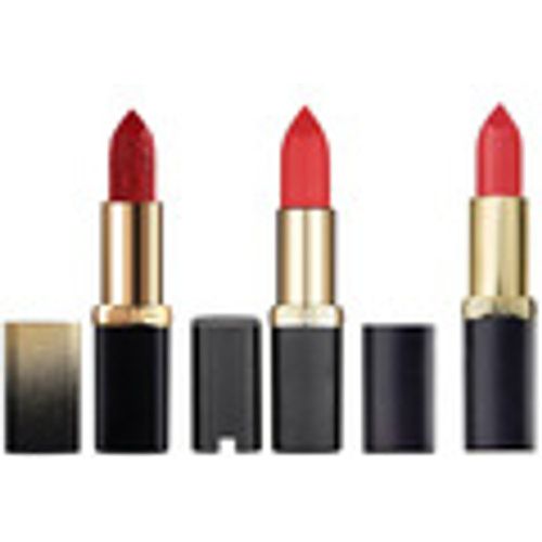 Rossetti Set of 3 Color Riche Matte Lipsticks - 02 Celebration / - L'oréal - Modalova