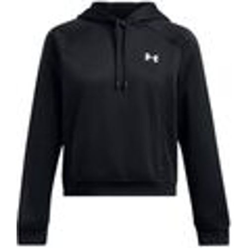 Felpa Maglia Fleece Hoody Donna Black/White - Under Armour - Modalova