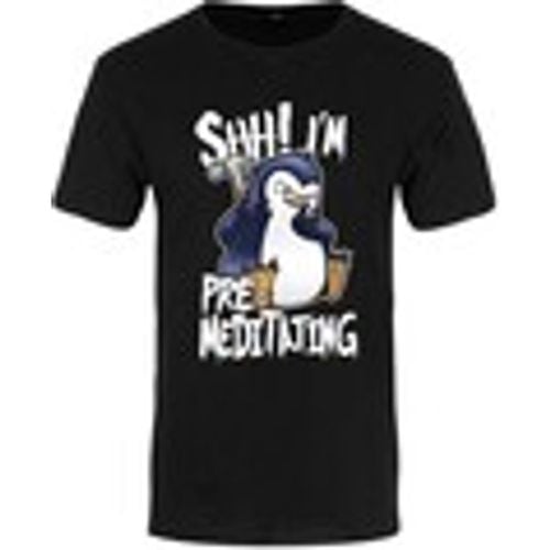 T-shirts a maniche lunghe Shh! I'm Pre-Meditating - Psycho Penguin - Modalova