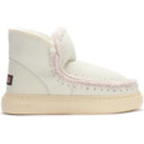 Tronchetti Stivaletto Eskimo Sneaker Bold in montone bianco - Mou - Modalova