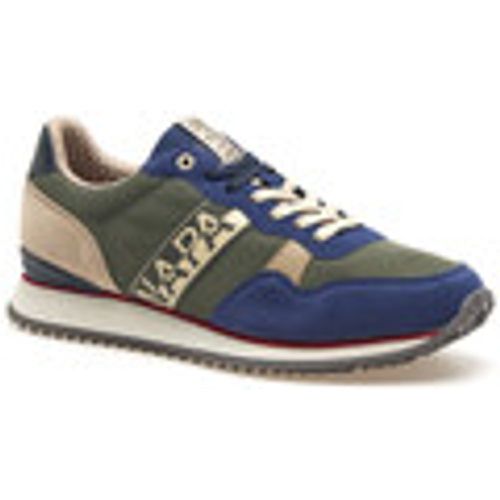 Sneakers sneaker uomo Cosmos 01 in nabuk e tessuto green blue - Napapijri - Modalova