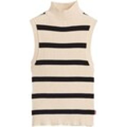 Felpa Tulip Mockneck Tank Redwood Stripe - Levis - Modalova