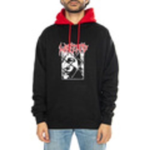 Felpa Hoodie Telly Wire Black / Fire Red - Wasted Paris - Modalova