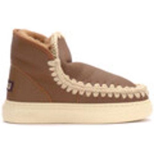 Tronchetti Stivaletto Eskimo Sneaker Bold in montone marrone - Mou - Modalova