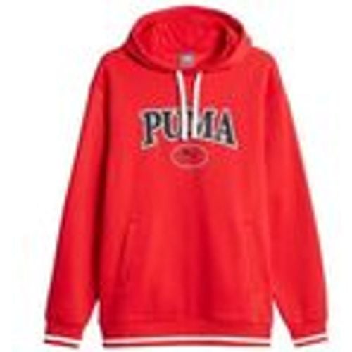 Felpa Puma FELPA SQUAD HOODIE RED - Puma - Modalova