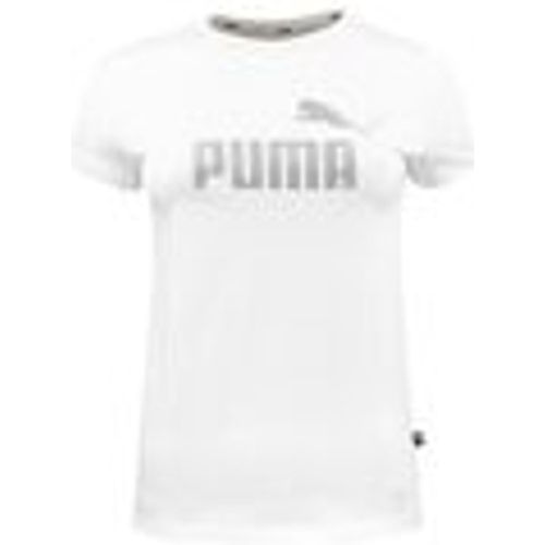 T-shirt TSHIRT ESS METALLIC LOGO TEE - Puma - Modalova