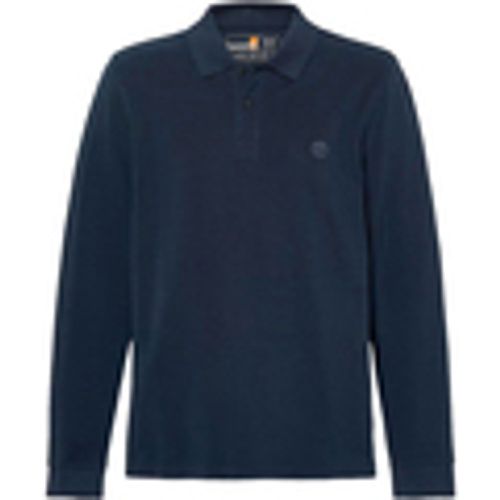 Polo uomo polo manica lunga TB0A6VD2 433 HAMPTHON CREW NECK - Timberland - Modalova