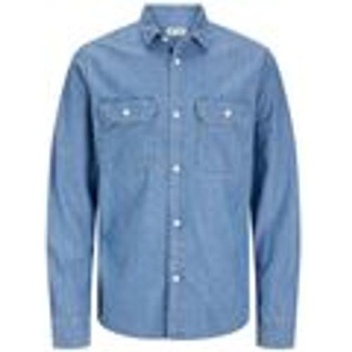 Camicia a maniche lunghe 12269262 TRAVIS-LIGHT DENIM - jack & jones - Modalova