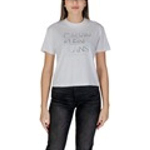 T-shirt EMBROIDERED INSTITUTIONAL J20J224987 - Calvin Klein Jeans - Modalova